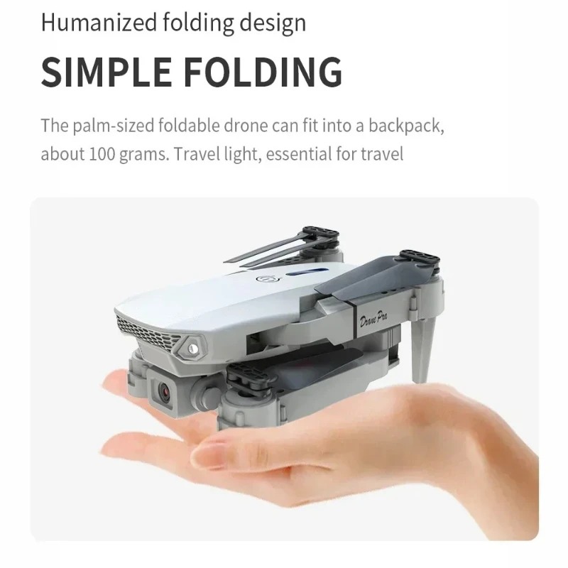 E88 Mini Drone 4K HD Camera Wi - Drone Kit Tricopter ulasan dan harga